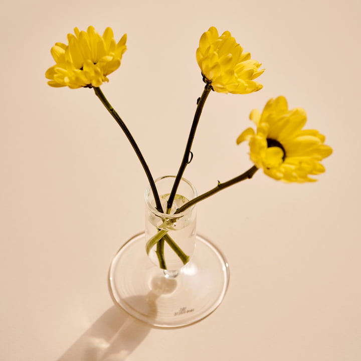 Tiny Vase Ø 7 x H 8.6 cm, klar von HAY