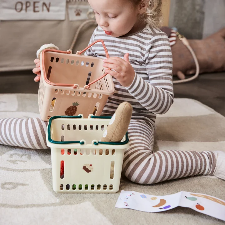 Yummy Einkaufskorb, Gruppe von OYOY Mini