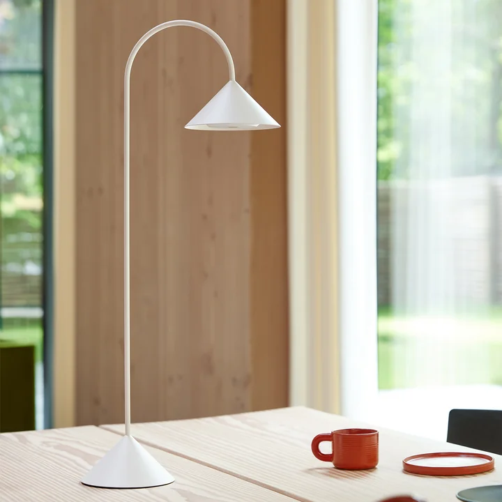 Grasp LED Akku-Stehleuchte, H 72 cm, weiß matt von Frandsen