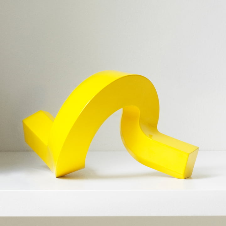 Crooked Kerzenständer, gelb von Normann Copenhagen