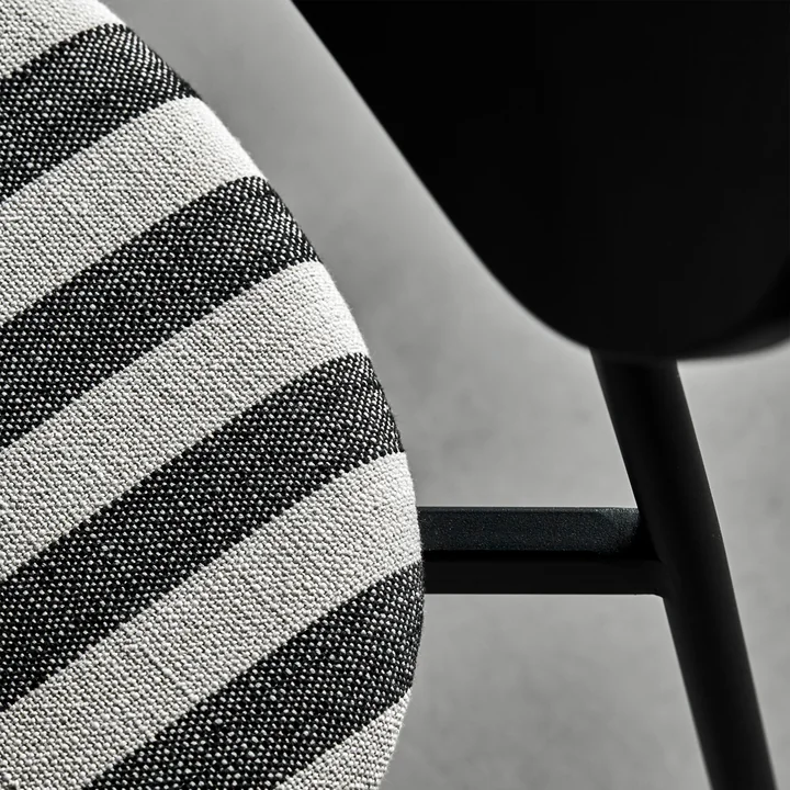 House Doctor - Must Stuhl 51,5 x 46 x 80 cm, schwarz / off-white