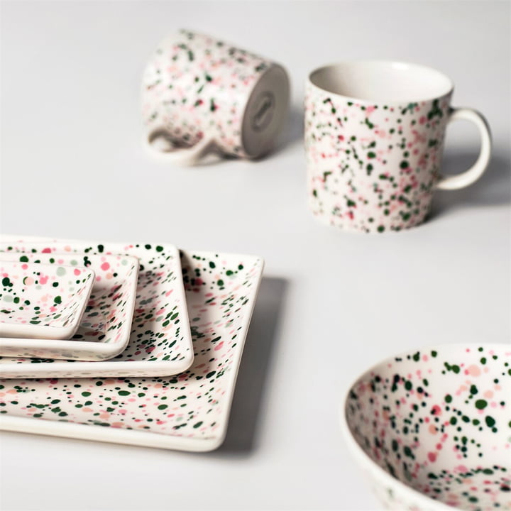 Oiva Toikka Serie pink grün von Iittala