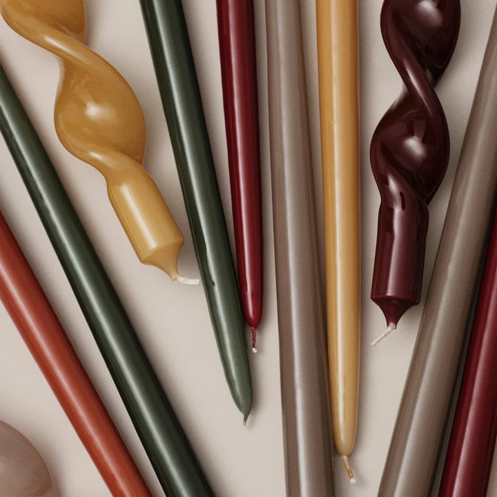 Smooth Kerze, Ø 2.2 cm x H 38 cm von Broste Copenhagen