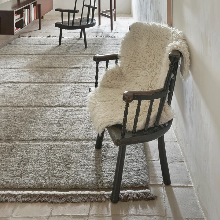 Wollteppich Woolly von Lorena Canals in sheep white