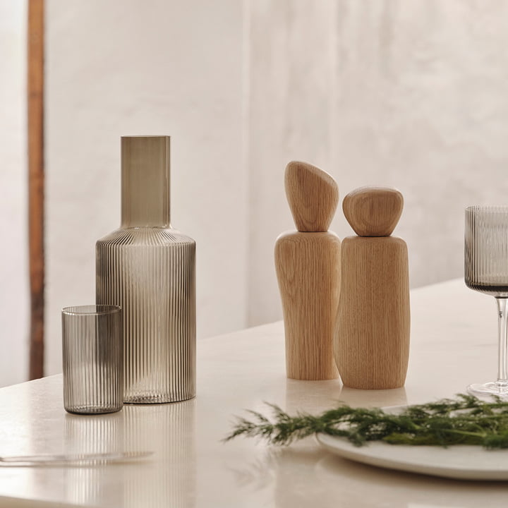 ferm Living - Cairn Grinder Gewürzmühle, Eiche