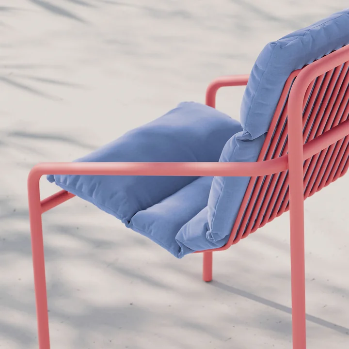OUT Objekte unserer Tage - Ivy Outdoor Sitz- und Rückenpolster, himmelblau