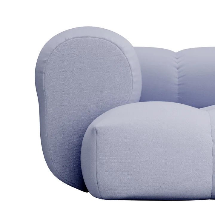 OUT Objekte unserer Tage - Sander 04, 2.5-Sitzer Sofa, fliederblau (Vidar 4 0723 by Kvadrat)