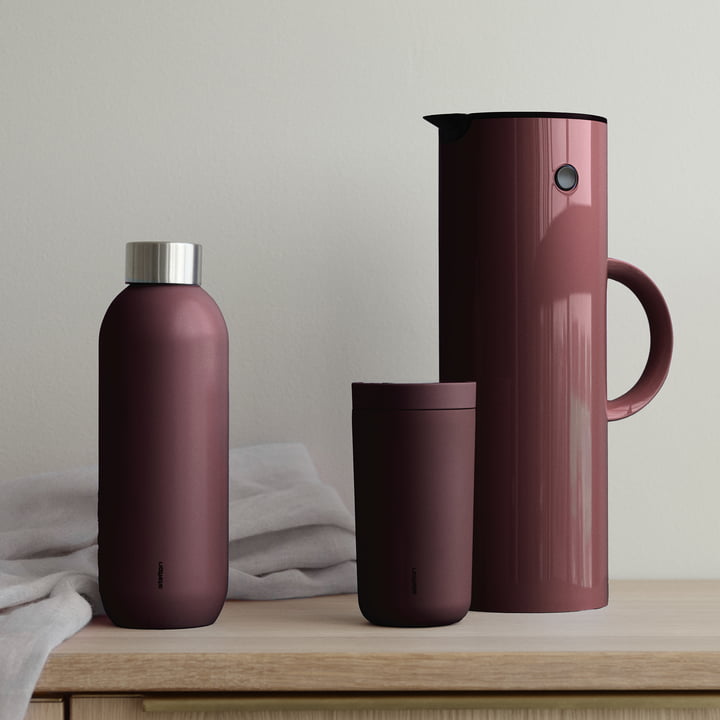 Stelton - EM 77 Isolierkanne, 1 l, berry