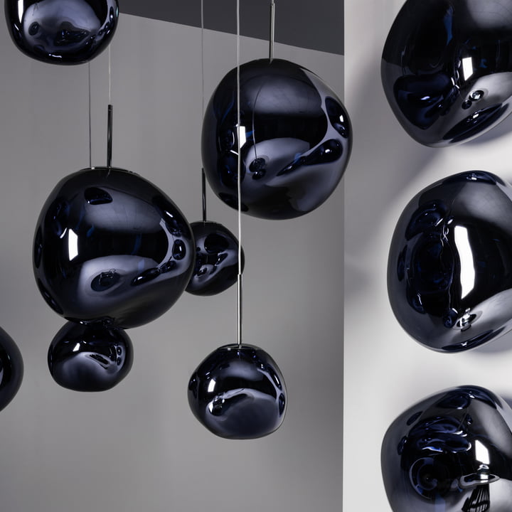 Tom Dixon - Melt LED-Pendelleuchte, smoke