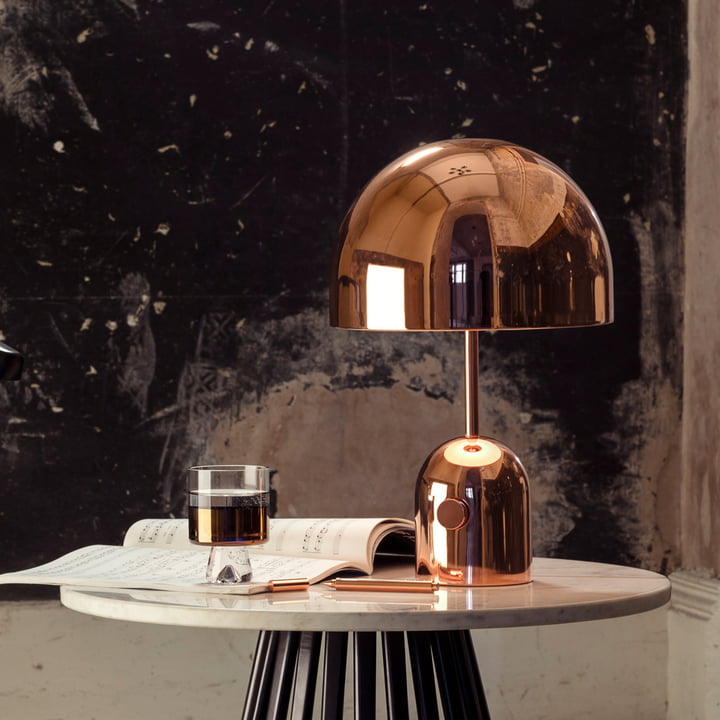 Tom Dixon - Bell LED Tischleuchte, kupfer