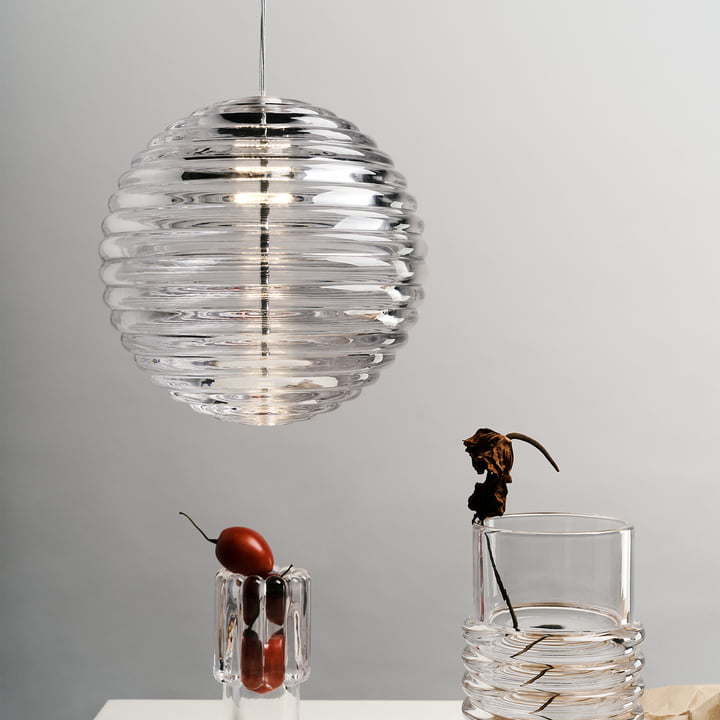 Tom Dixon - Press Sphere LED Pendelleuchte, klar