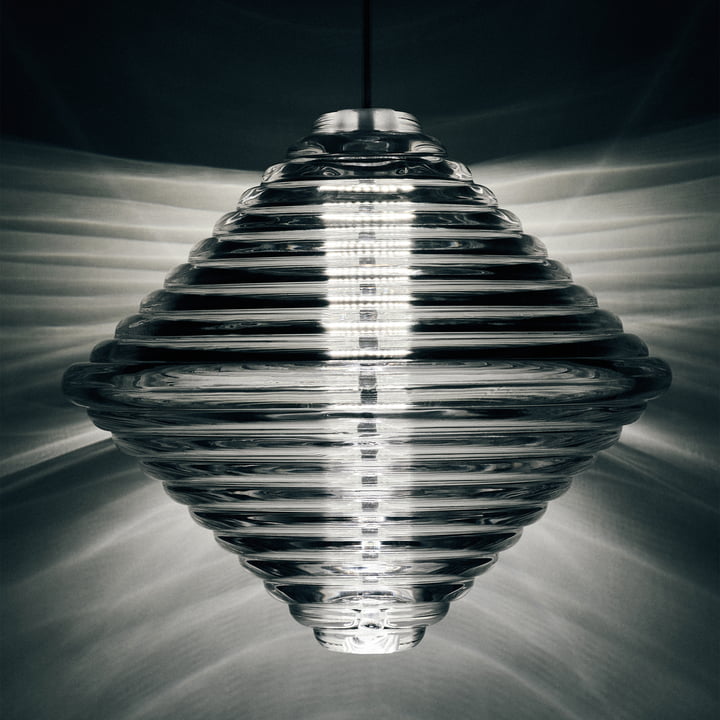 Tom Dixon - Press Cone LED Pendelleuchte, klar