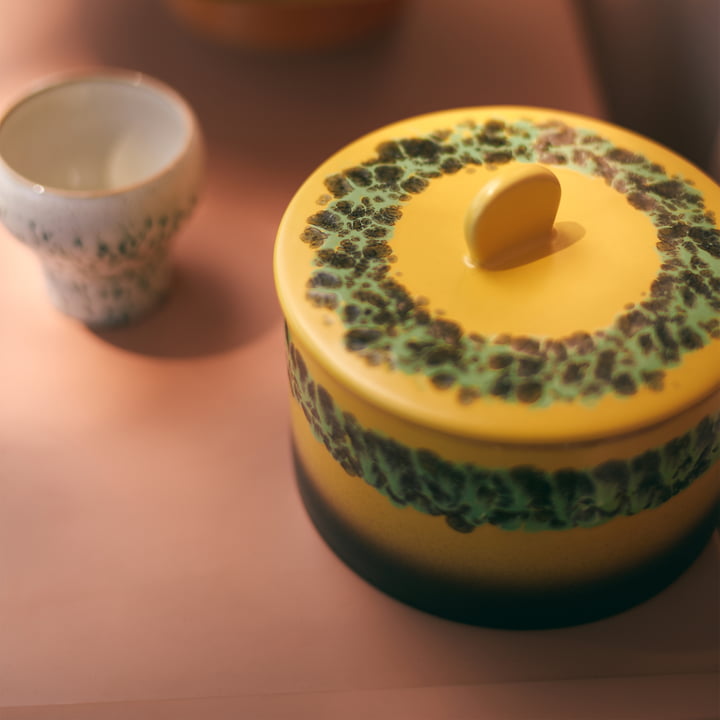 HKliving - 70's Keksdose 1,65 l, kelp