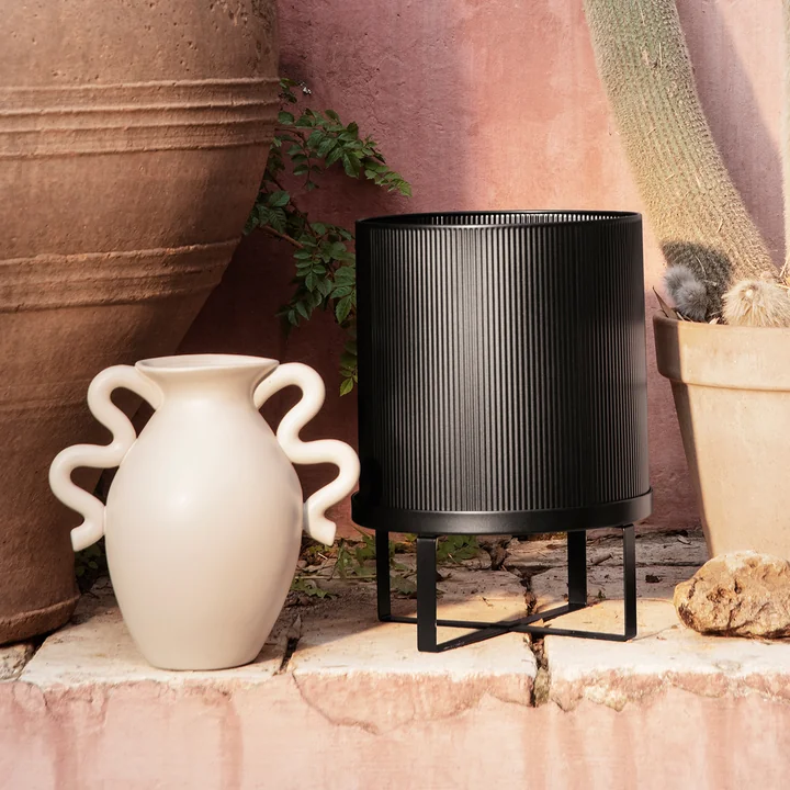 Ferm Living - Bau Pflanztopf, schwarz