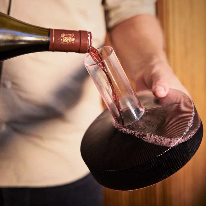 Ferm Living - Ripple Wein Karaffe, 1,1 l, klar