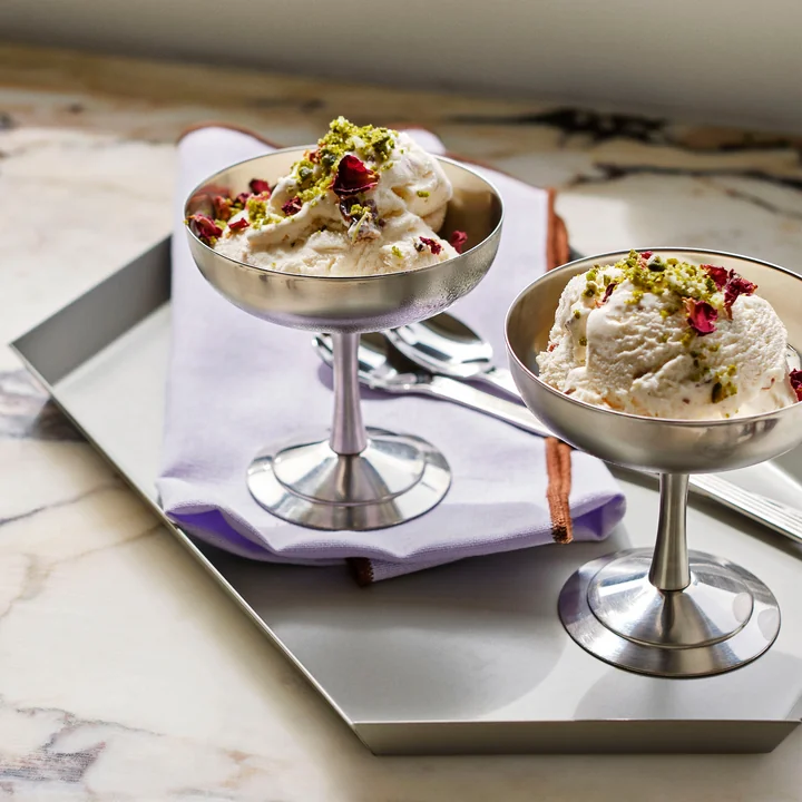 HAY - Italienischer Eisbecher, silber