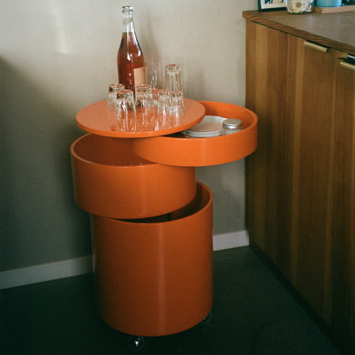 Verpan - Barboy Rollwagen, orange glänzend (Limited Edition)