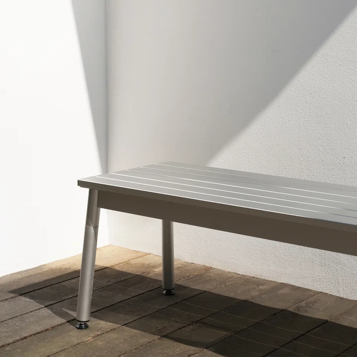 Ex Gartenbank, 173 x 42 cm, Aluminium von Normann Copenhagen