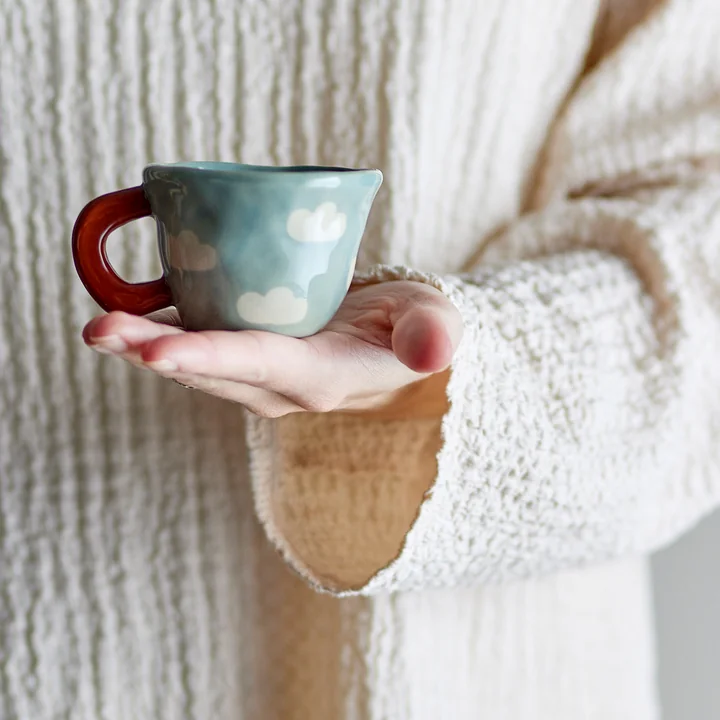 Bloomingville Mini - Nini Tasse, Wolke, blau