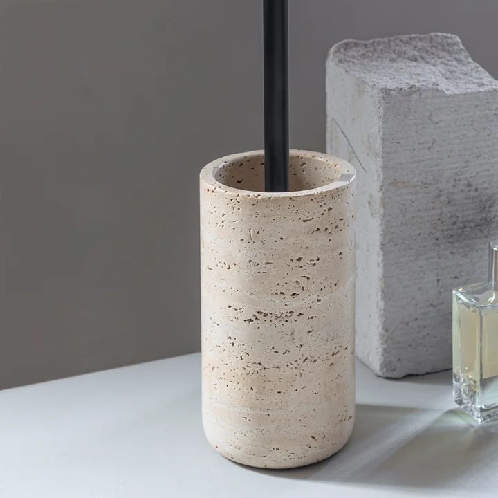 Mette Ditmer - Travertine Toilettenbürste, leinen
