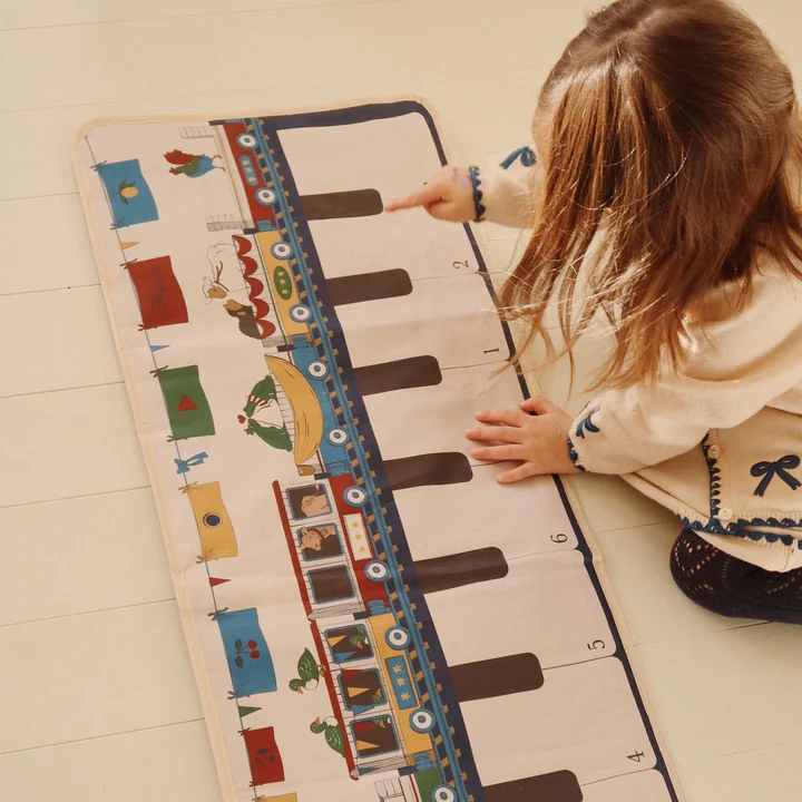 Musikdecke für den Boden, multi von Konges Sløjd