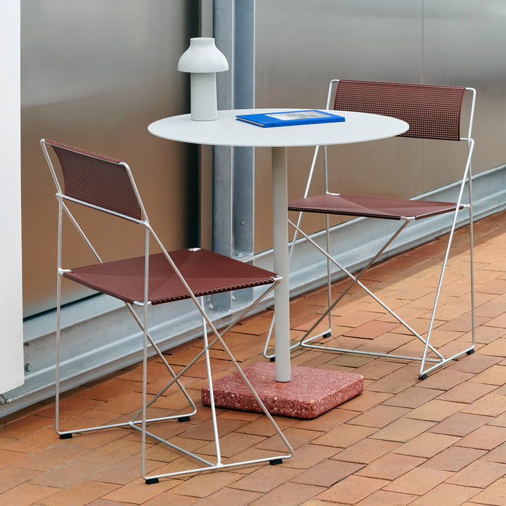 Hay - X-Line Stuhl, Outdoor, feuerverzinkt / iron red