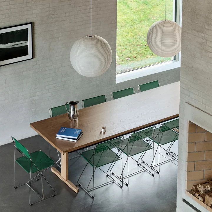 HAY - X-Line Stuhl, Indoor, verchromt / leek green