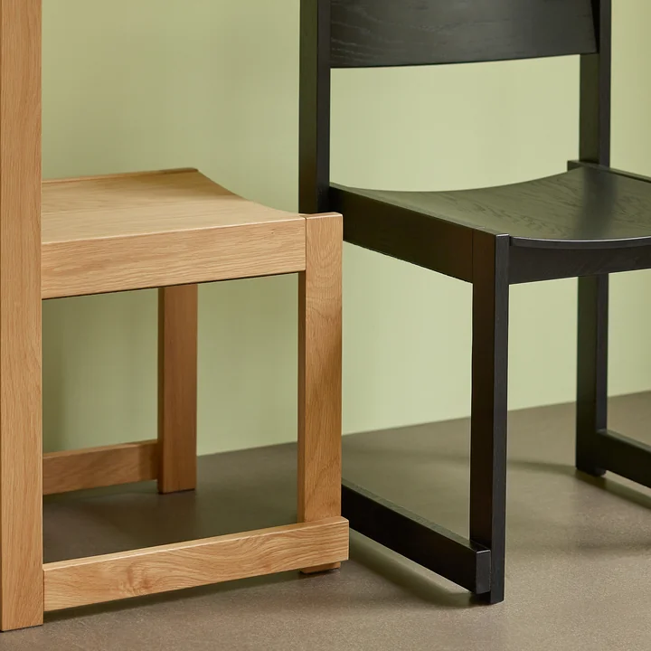 Hübsch Interior - Forma Esszimmerstuhl, Eiche schwarz