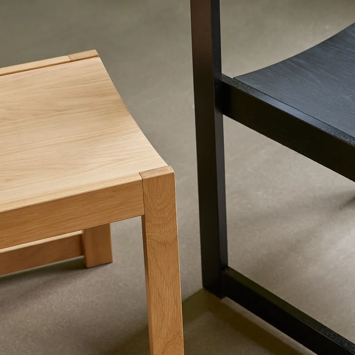 Hübsch Interior - Forma Esszimmerstuhl, Eiche schwarz