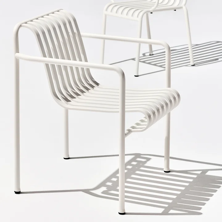 HAY - Palissade Dining Armchair, cremeweiß