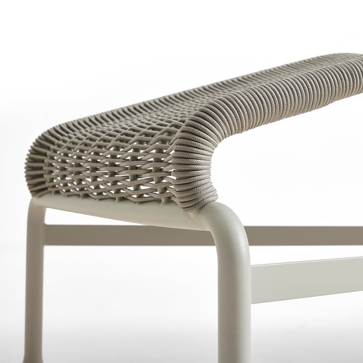 Hay - Palissade Cord Chaise Longue Liegestuhl, sky grey
