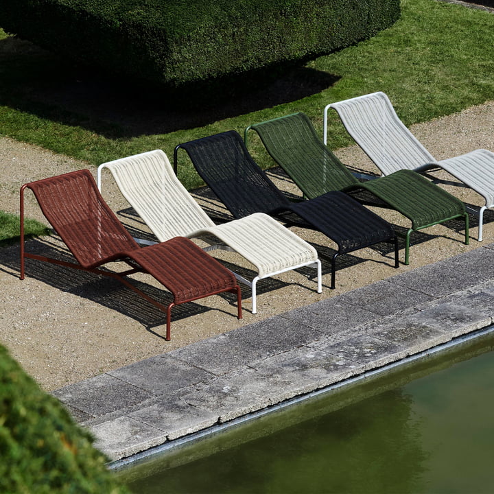 Hay - Palissade Cord Chaise Longue Liegestuhl