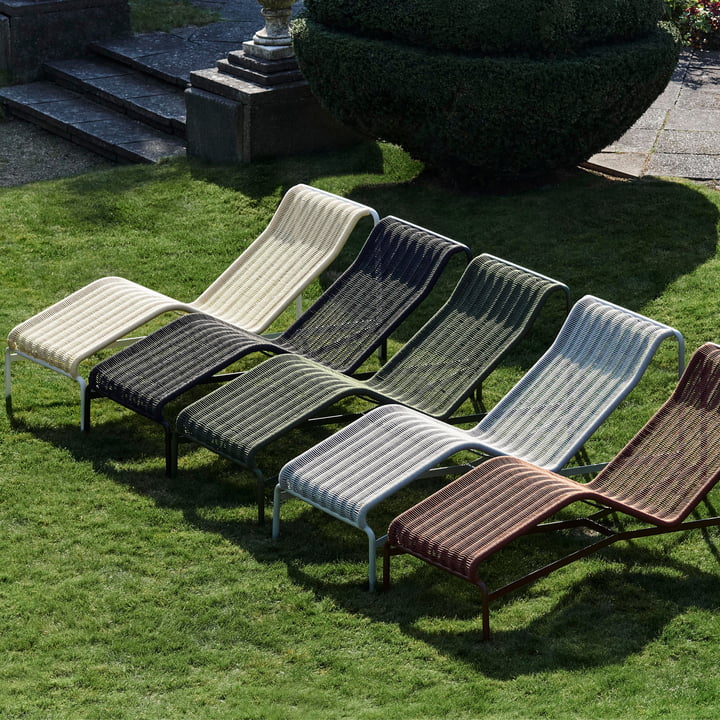Hay - Palissade Cord Chaise Longue Liegestuhl