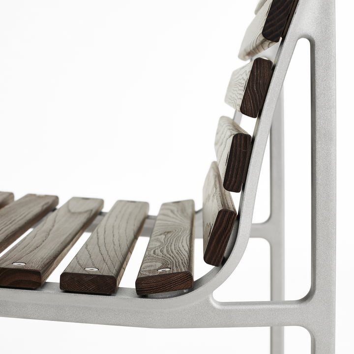 Hay - Traverse Stuhl, aluminium / Esche geölt