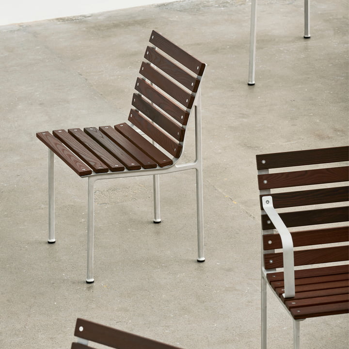 Hay - Traverse Stuhl, aluminium / Esche geölt