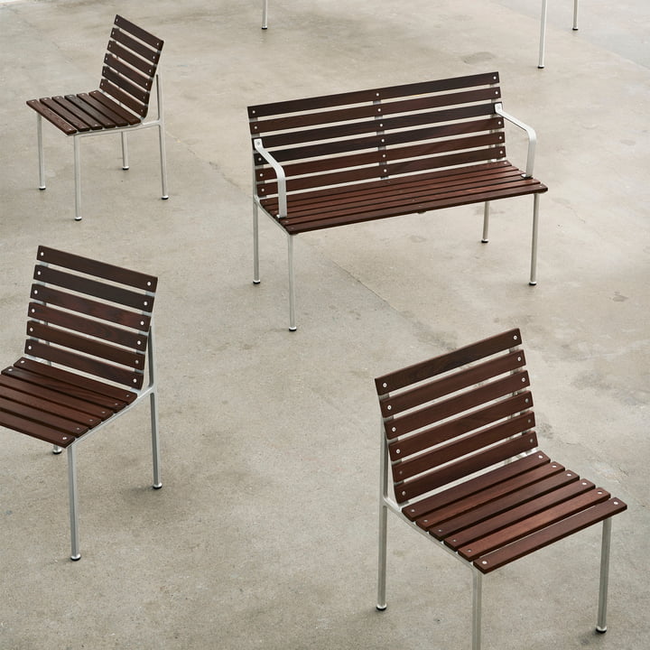 Hay - Traverse Kollektion, aluminium / Esche geölt