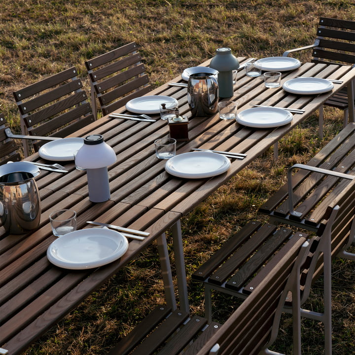 Hay - Traverse Kollektion, aluminium / Esche geölt