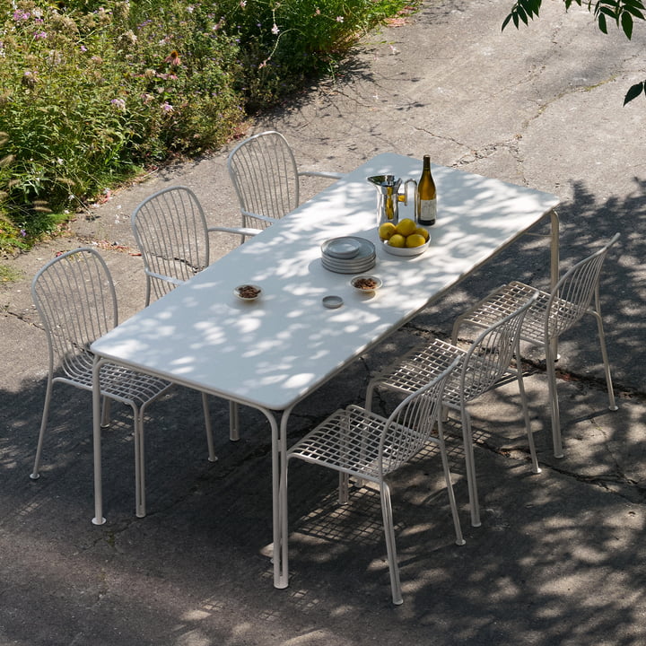 &Tradition - Thorvald SC99 Gartentisch, 220 x 90 cm, ivory