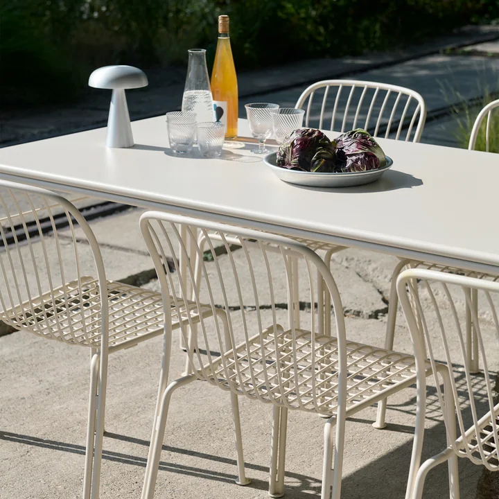 &Tradition - Thorvald SC99 Gartentisch, 220 x 90 cm, ivory