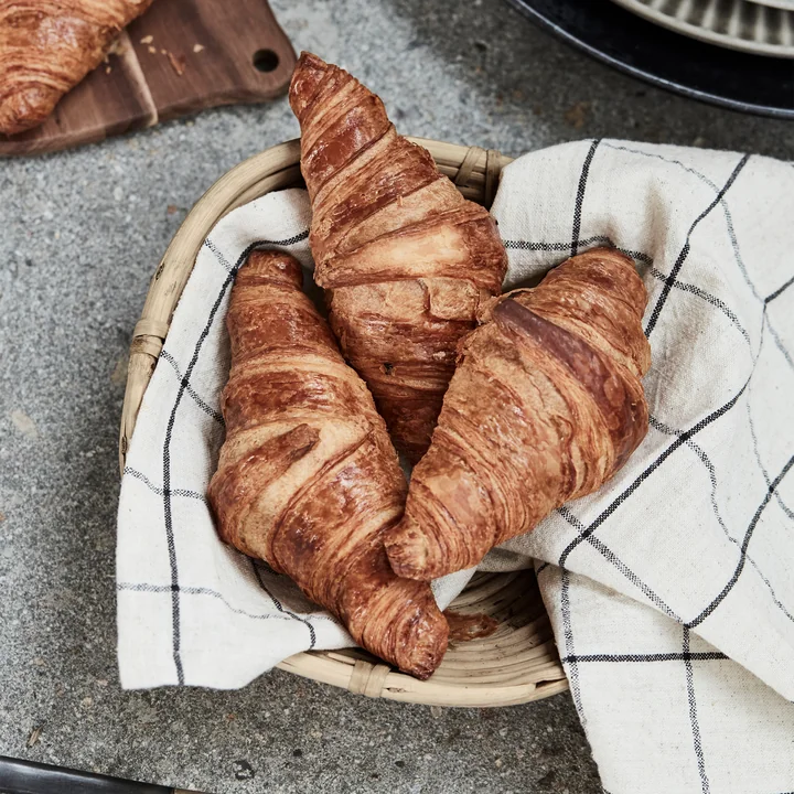 House Doctor - Conical Aufbewahrungskorb, L 20 x H 6 cm, Rattan