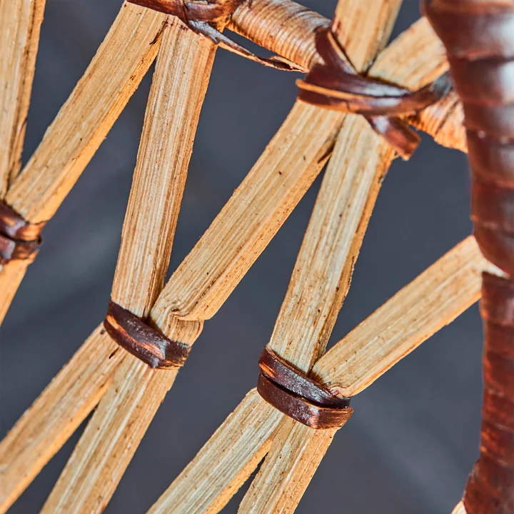 House Doctor - Flow Lounge Chair, Rattan natur