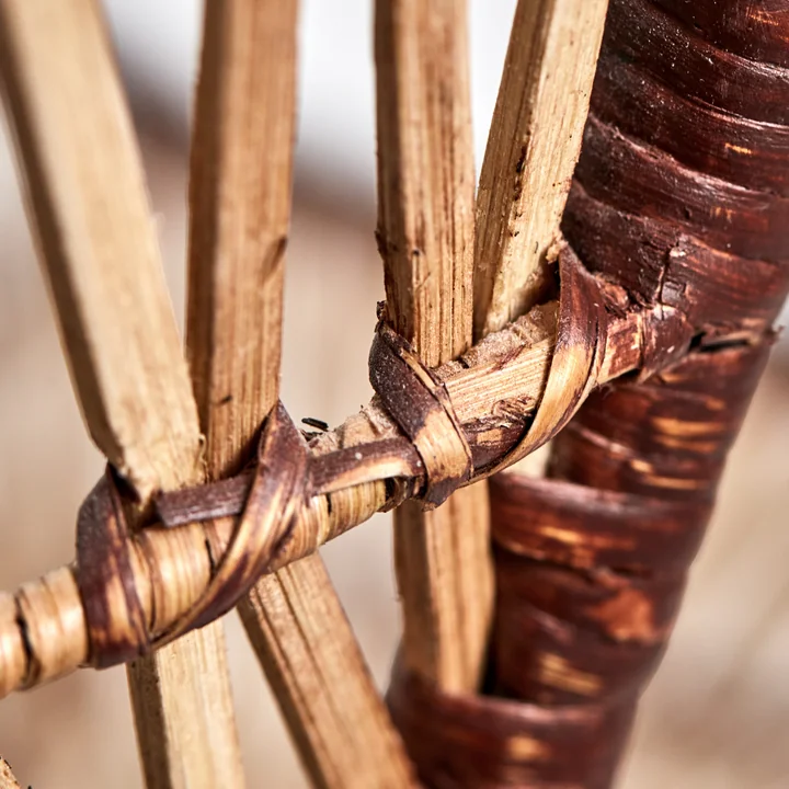 House Doctor - Flow Lounge Chair, Rattan natur