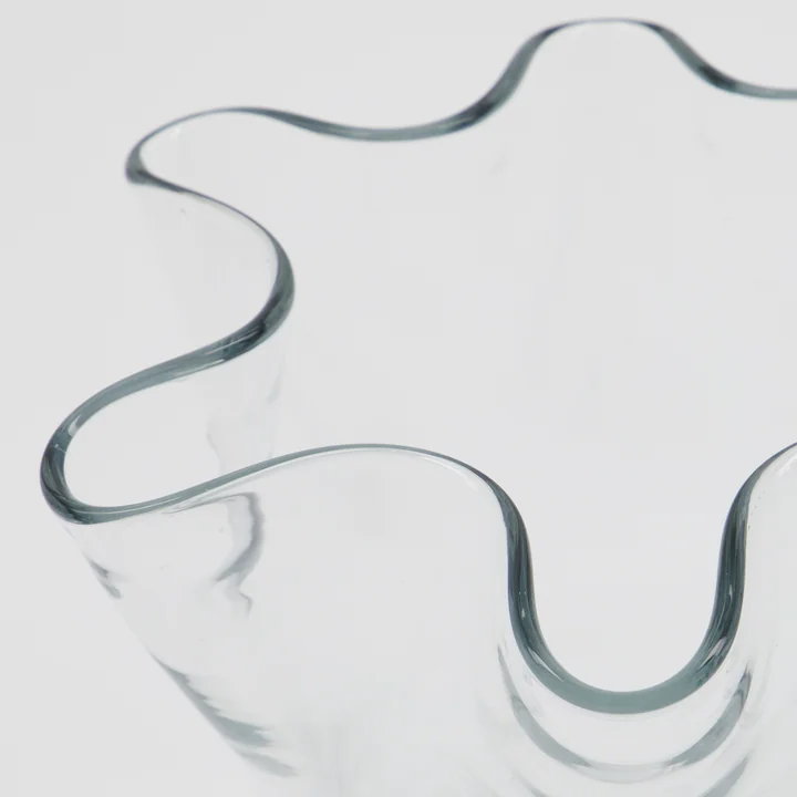 House Doctor - Plis Vase, H 17 cm, klar