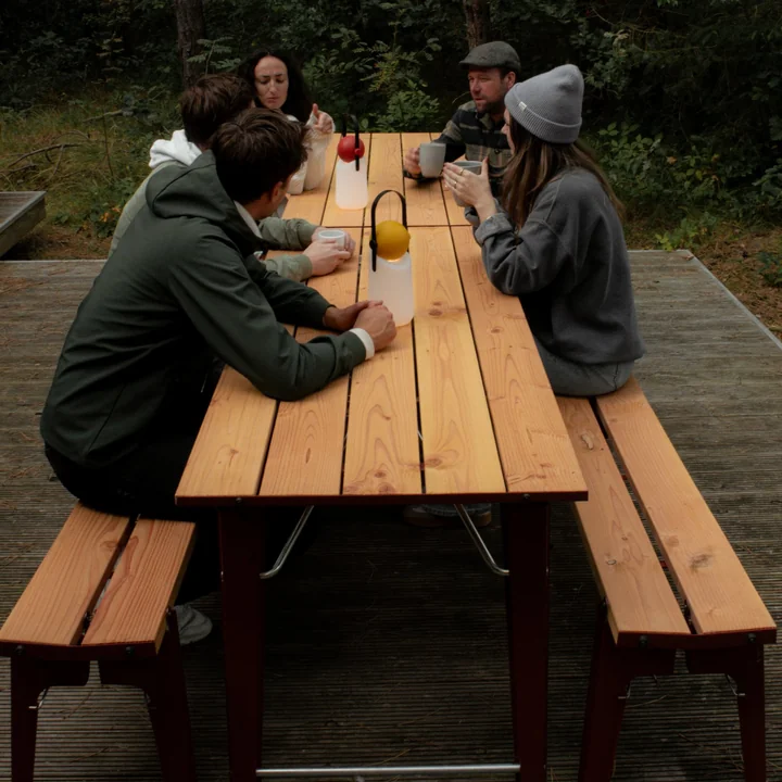 Weltevree - Salut Outdoor Set, Tisch und Bänke