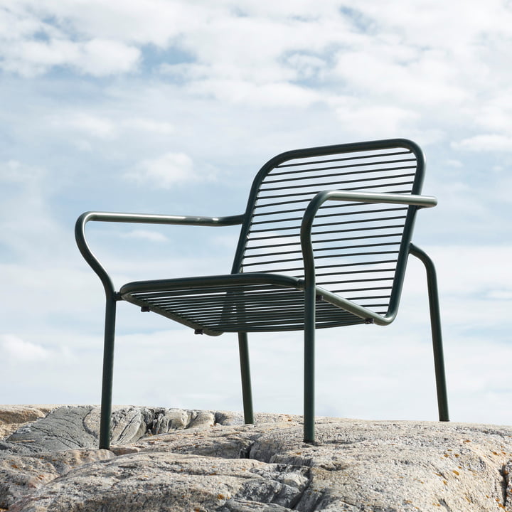 Normann Copenhagen - Vig Lounge Chair, dunkelgrün