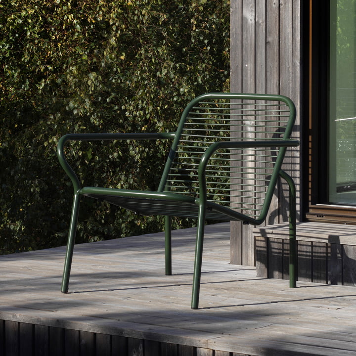 Normann Copenhagen - Vig Lounge Chair, dunkelgrün