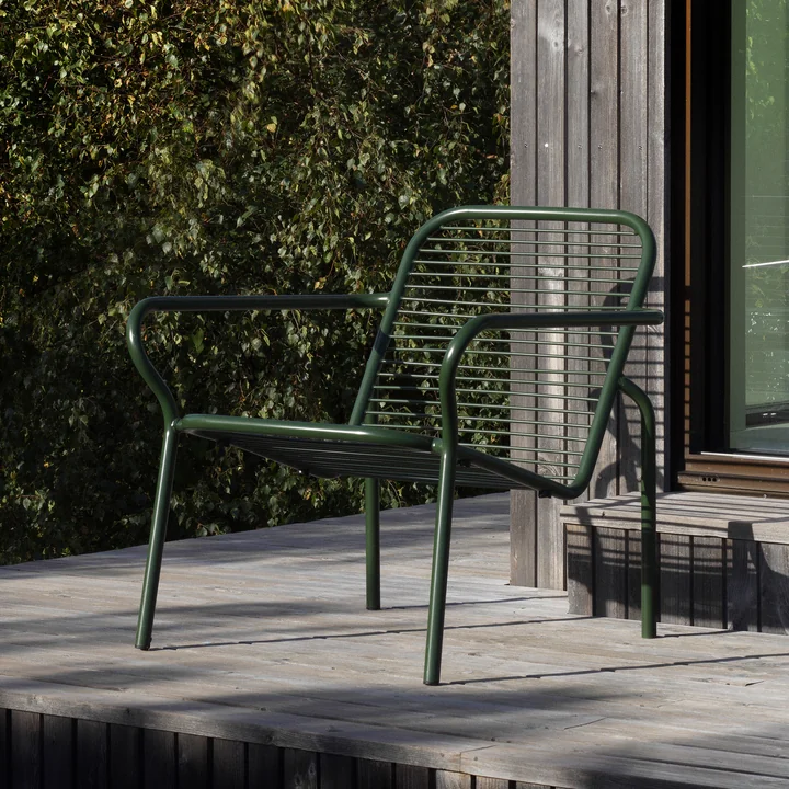 Normann Copenhagen - Vig Lounge Chair, dunkelgrün