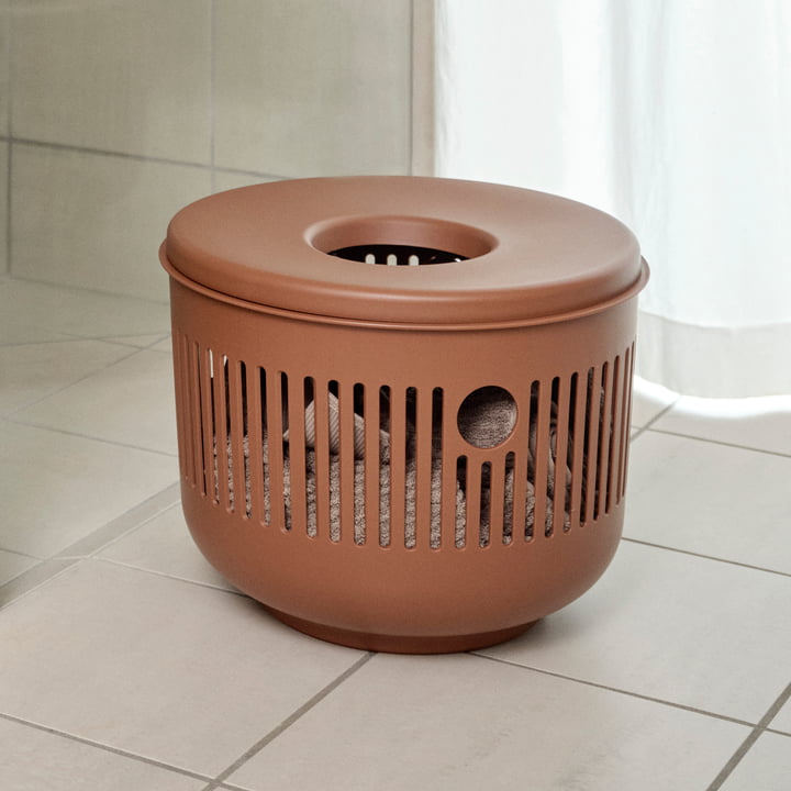 Zone Denmark - Ume Wäschekorb, H 29 cm, terracotta