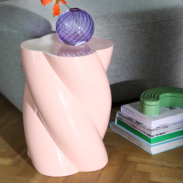 &klevering - Marshmallow Beistelltisch 40 x Ø 29 cm, rosa