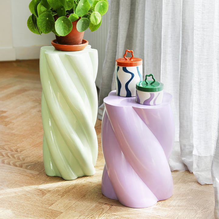 &klevering - Marshmallow Beistelltisch 40 x Ø 29 cm, lilac